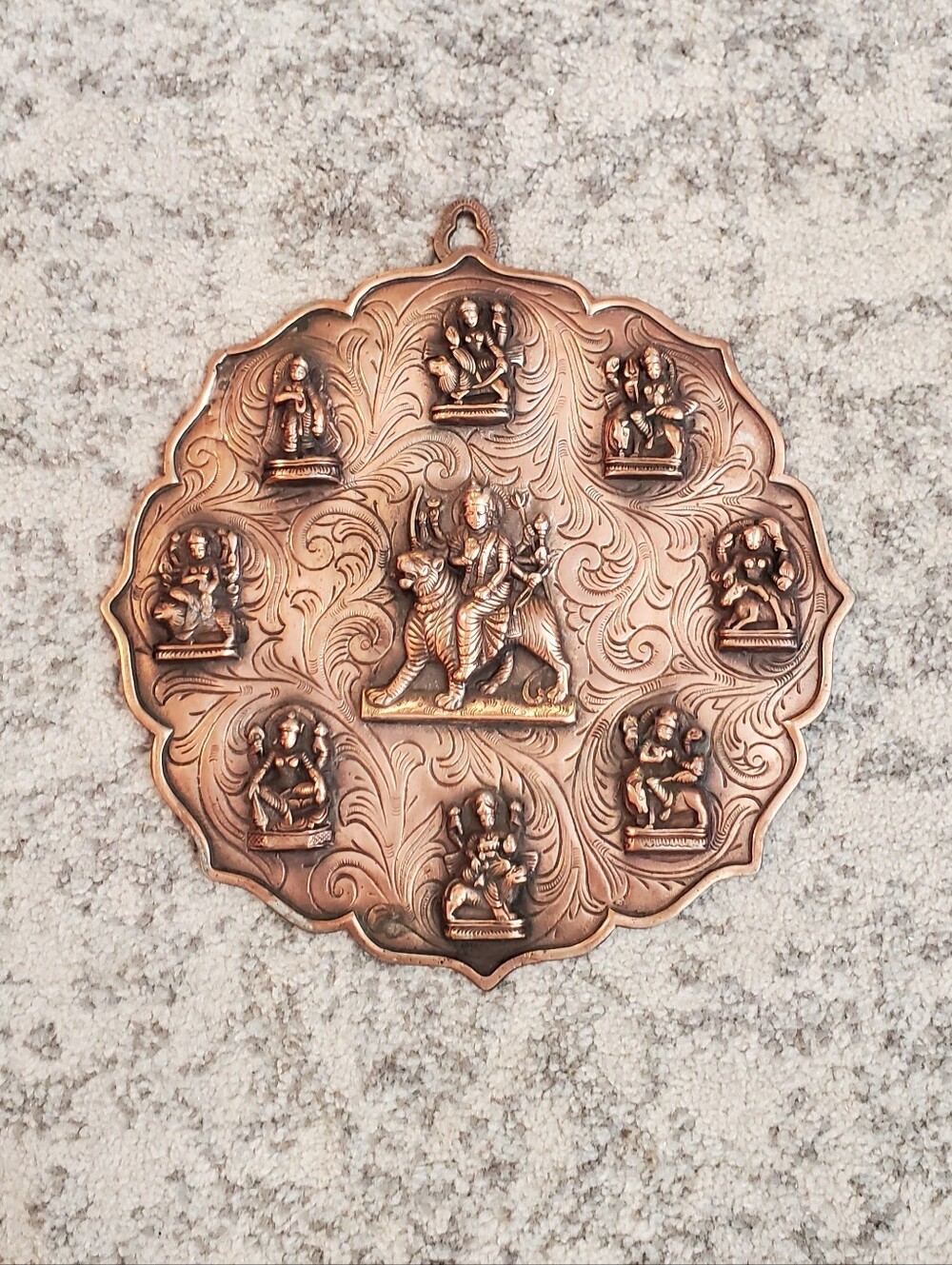 Hindu Goddess Durga Wall Hanging Decor